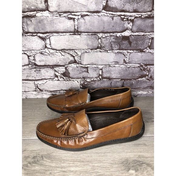 BRAGANO Cole Haan Brown Leather Kiltie Tassel Driving Loafers Men 10.5M US/44EU main image 14